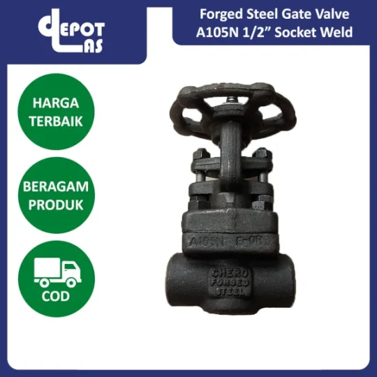 Chero Forged Steel Gate Valve A105N 1/2" Socket Weld