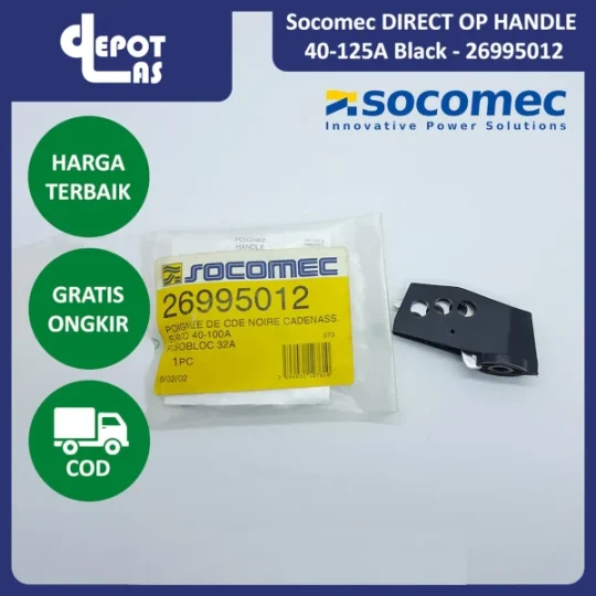 Socomec Direct OP Handle 40-125A Black - 26995012